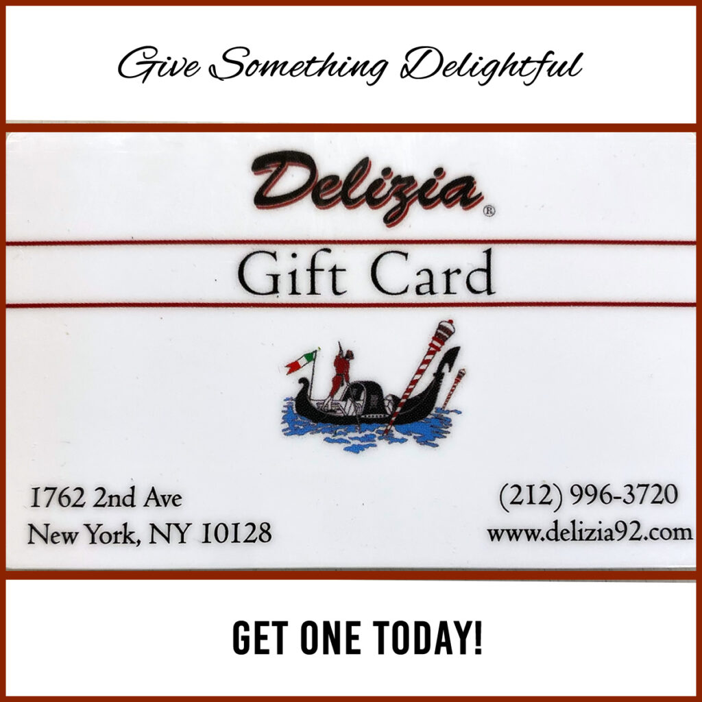Delizia 92 Gift Cards